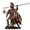 Декоративна статуетка Леонід спартанський цар з династії Агіадів Veronese 21х19 см Коричневий AL230015