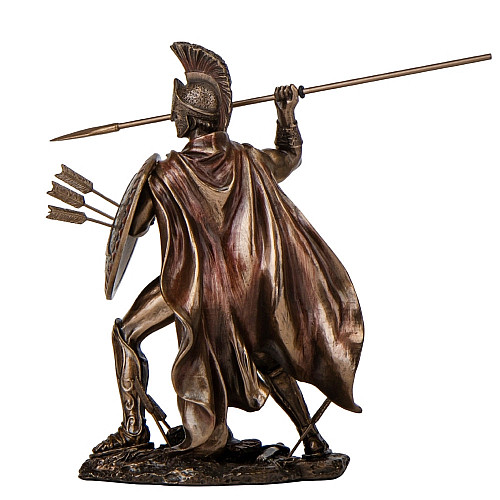 Декоративна статуетка Леонід спартанський цар з династії Агіадів Veronese 21х19 см Коричневий AL230015