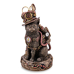 Декоративна статуетка Mr. Cat 17 см Veronese Коричневий AL230064