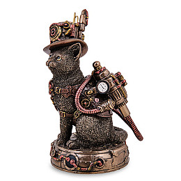 Декоративна статуетка Mr. Cat 17 см Veronese Коричневий AL230064