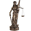 Скульптура Феміда - богиня правосуддя Veronese 65х25 см Бронзовий AL3234