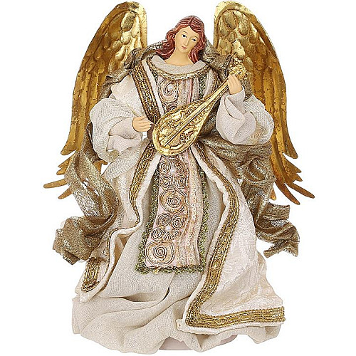 Статуэтка Christmas Angel Gold 26 см BonaDi Разноцветный DP231187