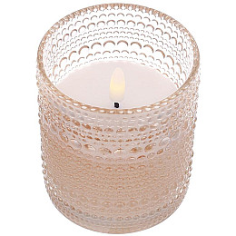 LED-свічка BonaDi 9x10 см Рожевий (DP231243)