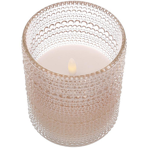 LED-свічка BonaDi 10x13 см Рожевий (DP231244)