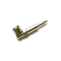 Трубка курительная No Brand Болт 7х2х3 см Золотистый (DN4303)