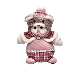 Фигура новогодняя No Brand ЦБ-00263169 Snowman 18 см Разноцветный (SKT001028259)