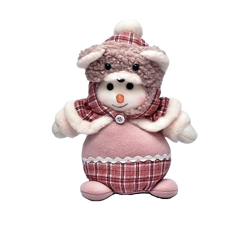 Фигура новогодняя No Brand ЦБ-00263169 Snowman 18 см Разноцветный (SKT001028259)