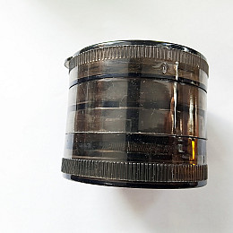 Гріндер для подрібнення тютюну HL 176 Bob Marley 50х42 мм Black (17023-hbr)