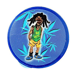 Гріндер для подрібнення тютюну HL 176 Bob Marley 50х42 мм Blue (17025-hbr)