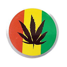 Гріндер для подрібнення тютюну HL 176 Конопля 50х42 мм White (17026-hbr)