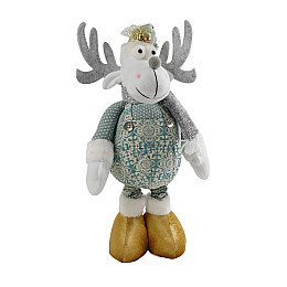 Новогодняя декоративная игрушка Yufeng Олень 16х30х52 см Разноцветный (160162)