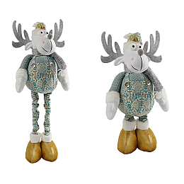 Новогодняя декоративная игрушка Yufeng Олень 16х30х52 см Разноцветный (160162)