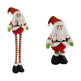 Новогодняя декоративная игрушка Yufeng Санта-Клаус 23х30х49 см Разноцветный (160149)