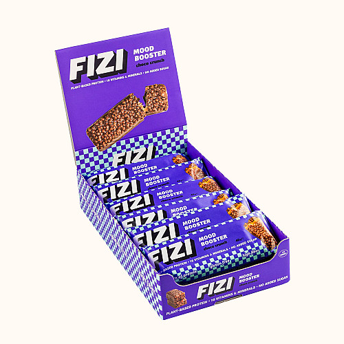 Набор протеиновых батончиков FIZI Choco crunch 40 г х 12 шт (4820262540689)