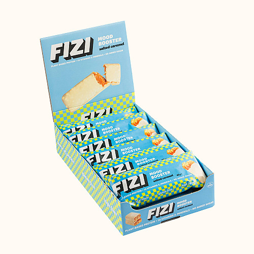 Набор протеиновых батончиков FIZI Salted Caramel 40 г х 12 шт (4820262540696)