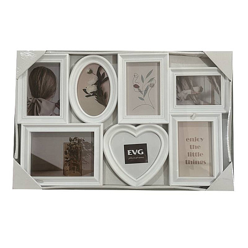 Мультирамка EVG INNO ZB-7-3455 Collage 7 36x22x57 см White (6992357)