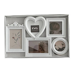 Мультирамка EVG INNO ZB-5-2944 Collage 5 38х32х37 см White (6992358)