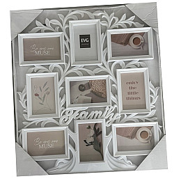 Мультирамка EVG INNO ZB-9FA-5361 Collage 9 63х17х57 см White (6992369)