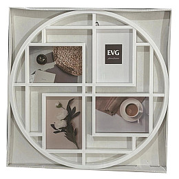 Мультирамка EVG INNO ZB-4-3636-1 Collage 4 37х37х2.5 см White (6992422)