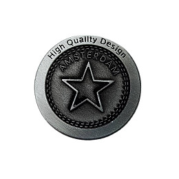 Гріндер для подрібнення тютюну No Brand HL-246 Зірка 30х20 мм Silver (17456-hbr)