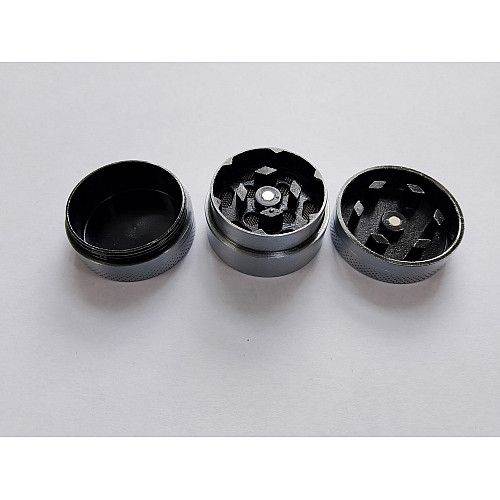 Гриндер для измельчения табака No Brand HL-246 Звезда 30х20 мм Silver (17456-hbr)