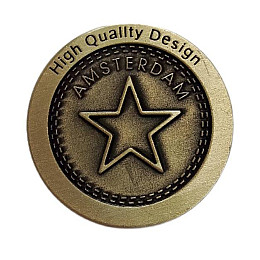 Гриндер для измельчения табака No Brand HL-246 Звезда 30х20 мм Gold (17457-hbr)