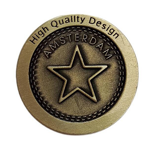 Гриндер для измельчения табака No Brand HL-246 Звезда 30х20 мм Gold (17457-hbr)