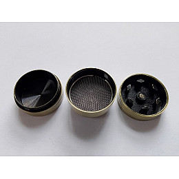 Гриндер для измельчения табака No Brand HL-246 Звезда 30х20 мм Gold (17457-hbr)