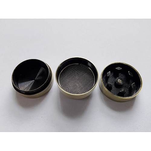 Гриндер для измельчения табака No Brand HL-246 Звезда 30х20 мм Gold (17457-hbr)