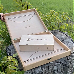 Хокей настольний Bona Gamer Fast Sling 40x40x5 см Дерево (2446903483)