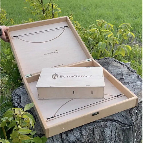 Хокей настольний Bona Gamer Fast Sling 40x40x5 см Дерево (2446903483)