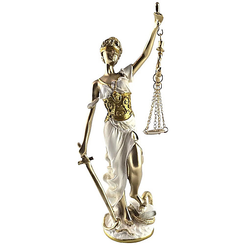 Статуэтка No Brand Фемида 32,5х13х10 см Разноцветный (DN35229)