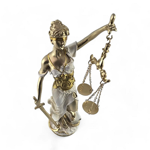 Статуэтка No Brand Фемида 32,5х13х10 см Разноцветный (DN35229)