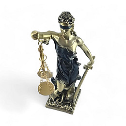 Статуэтка No Brand Фемида 28х9х10 см Разноцветный (DN35231)