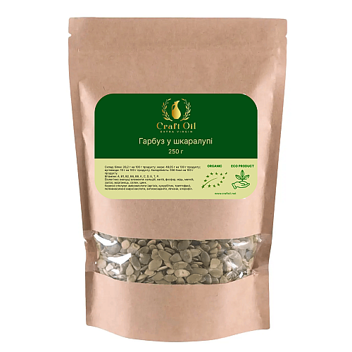 Семечки гарбуза Craft Oil 250 г (2069598923)