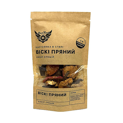 Набір спецій для настойки Hot Rod Distiller Віскі пряний на 1 л 42 г (S0142)