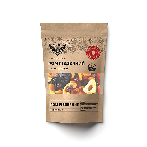 Набір спецій для настойки Hot Rod Distiller Ром Різдвяний на 3 л 118 г (S0147)