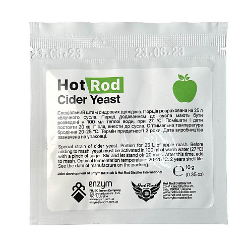 Винные дрожжи Hot Rod Distiller Cider 10 г (D0305)