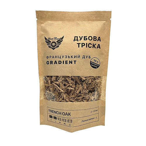 Щепа дубова Hot Rod Distiller Gradient L на 10 л 60 г (T0101)