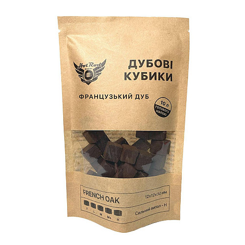 Кубики дубовые Hot Rod Distiller French Oak H на 10 л 60 г (Т0304)