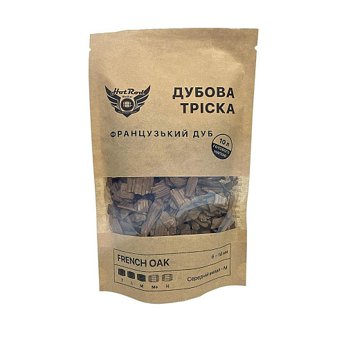 Щепа дубовая Hot Rod Distiller French Oak М на 10 л 60 г (T0112)