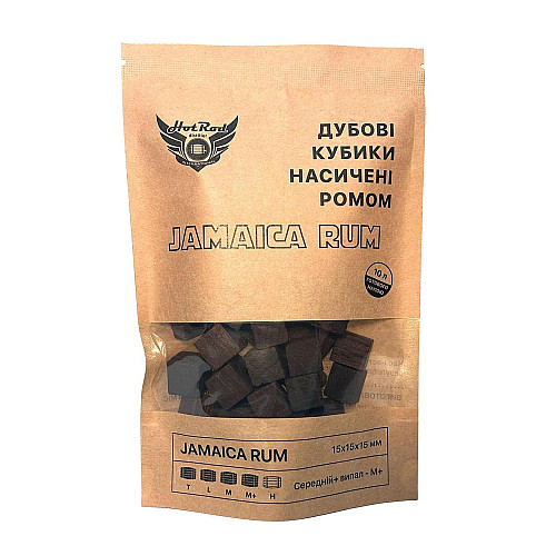 Кубики дубові Hot Rod Distiller M+ насичені ромом на 10 л 60 г (T0541)