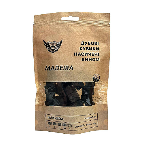 Кубики дубові Hot Rod Distiller M+ насичені вином Мадера на 10 л 60 г (T0502)