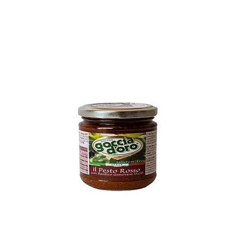 Соус Goccia d’Oro Песто Rosso з помідорами 130 мл (8003250000730)