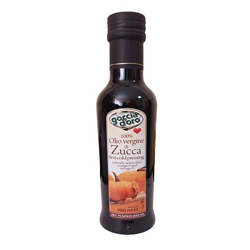 Масло з гарбузових насіння Goccia d’Oro 250 мл (8003250001935)