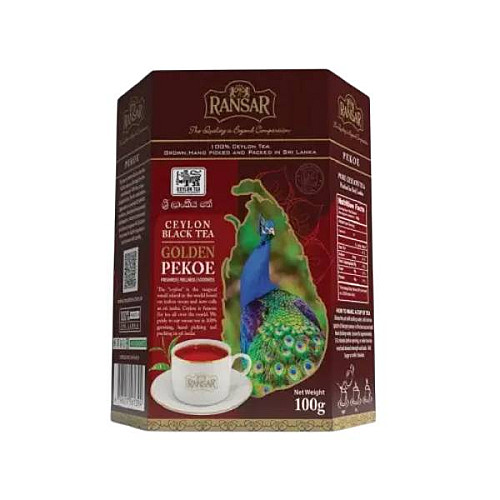 Чай чорний Ransar Golden Pekoe 100 г (BTR100)