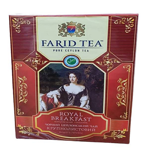 Чай чорний листовий Farid Tea Королівський Сніданок 100 г (ЧЧF100)
