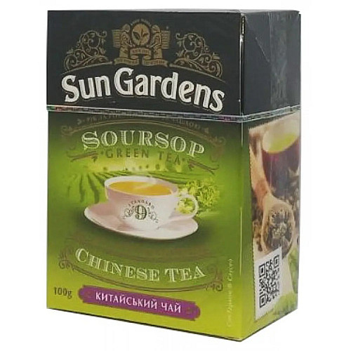Чай зелений Sun Gardens Soursop OP 100 г (ЗSGSS100)