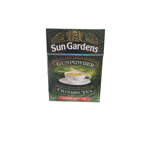 Чай зелений Sun Gardens Gunpouder 100 г (ЗSG100)