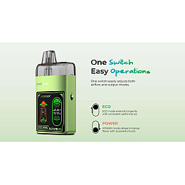 Под-система электронная сигарета POD System Vaporesso ECO Nano Pro Pod 1000 mAh 6 мл Kit Emerald Green (18104-hbr)